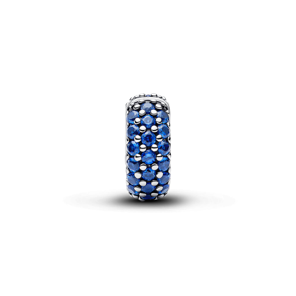 Royal Blue Stone Clip Charm