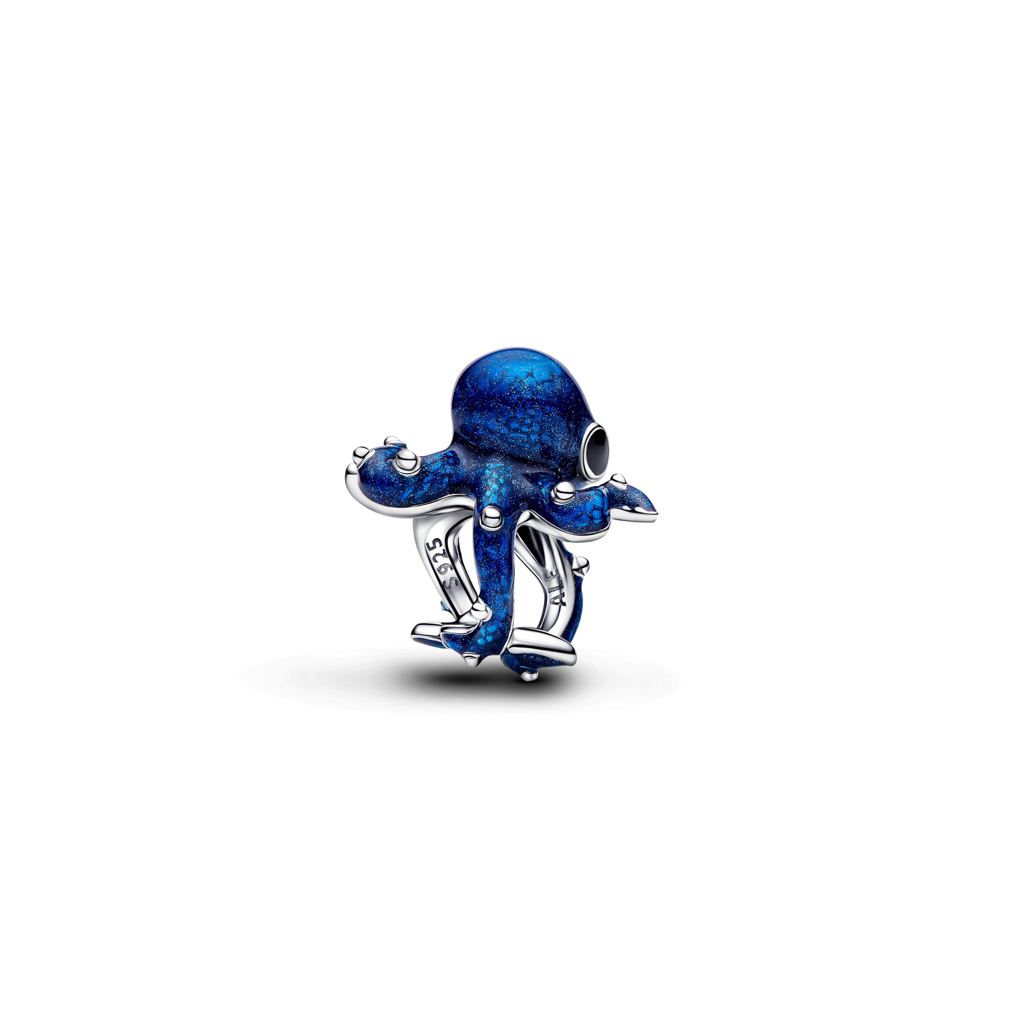 Blue Octopus Charm