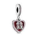Chinese Double Happiness Dangle Charm