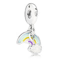 Rainbow & Cloud Dangle Charm