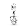 Friends Forever Heart Dangle Charm