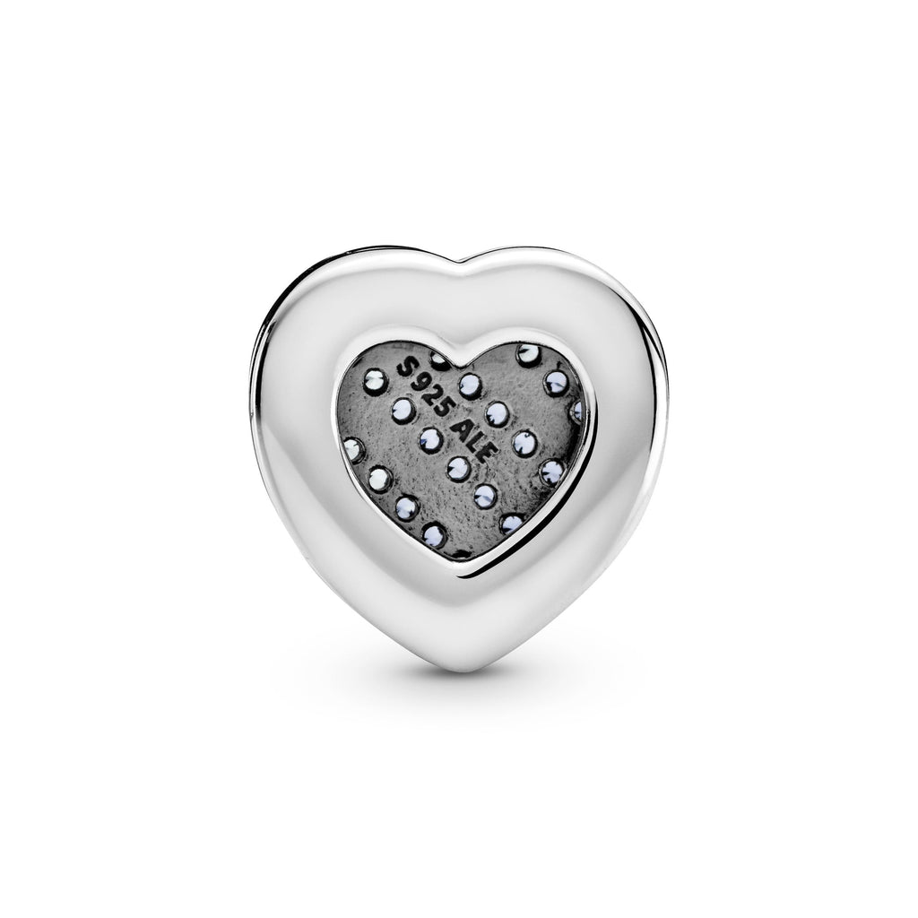 Pandora Reflexions Blue Pavé Heart Clip Charm