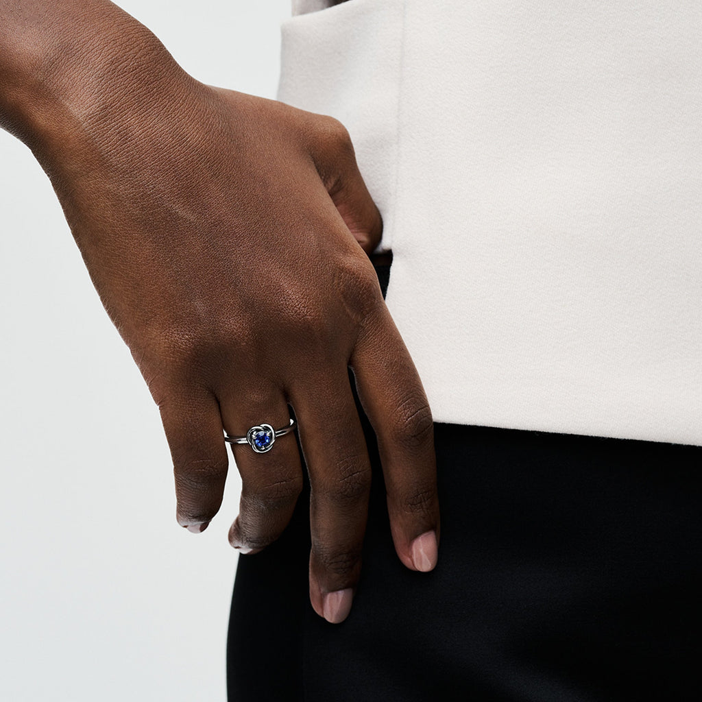 September Birthstone Eternity Circle Ring